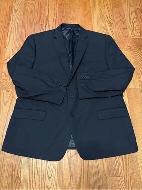 Michael Kors Men's Black Two-Button Blazer